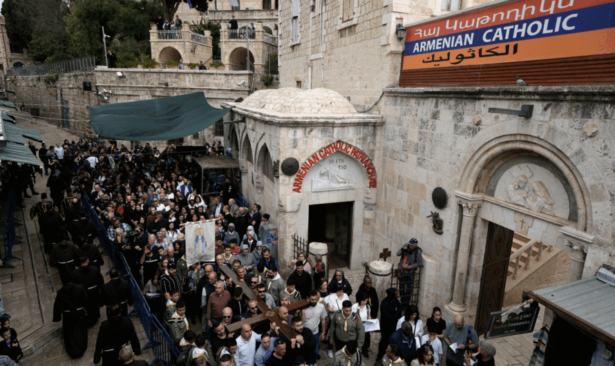 In Jerusalem, Palestinian Christians observe scaled-down Good Friday rituals