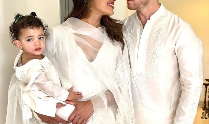 Priyanka-Nick Celebrate Malti’s First Holi In India