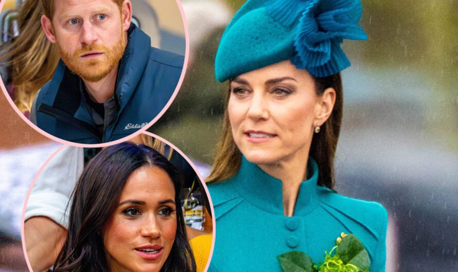 ‘They Had No Idea’: Prince Harry & Meghan Markle Found Out About Princess Catherine’s Cancer Diagnosis With ‘The Rest Of The World’!