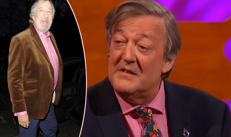 Stephen Fry Threw Up ‘FIVE TIMES A DAY’ While Using Ozempic To Lose Weight!