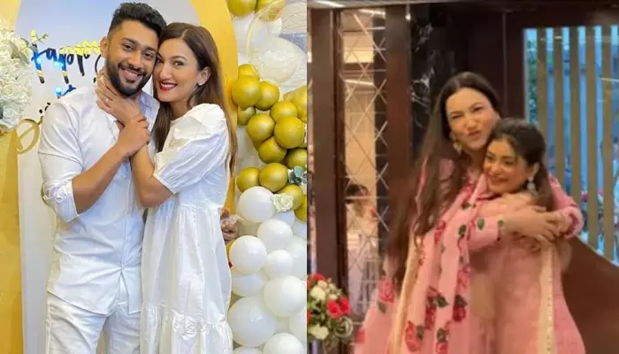 Gauahar Khan Hosted A Grand 75th B’Day-Iftar Party For Her Mom, Zaid Cutely Records The Vlog For Her