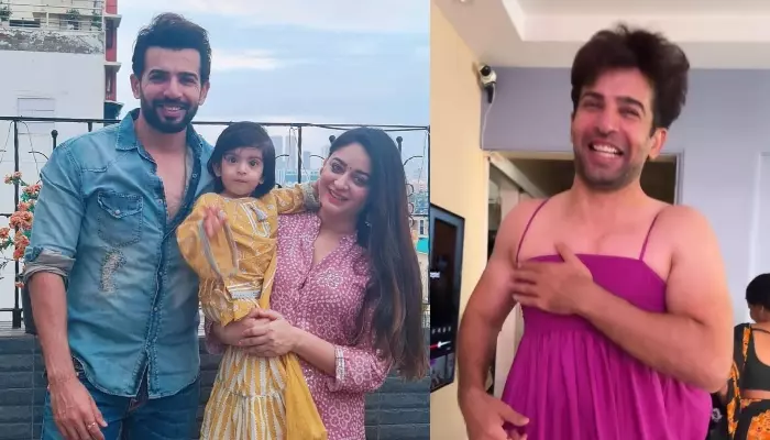 Jay Bhanushali Gets Embarrassed As He Wears A Pink Maxi Dress, Netizen Asks ‘Kya Majboori Rahi Hogi’