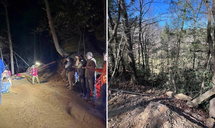 Man killed at Kentucky off-road adventure park after his vehicle falls off 80-foot cliff