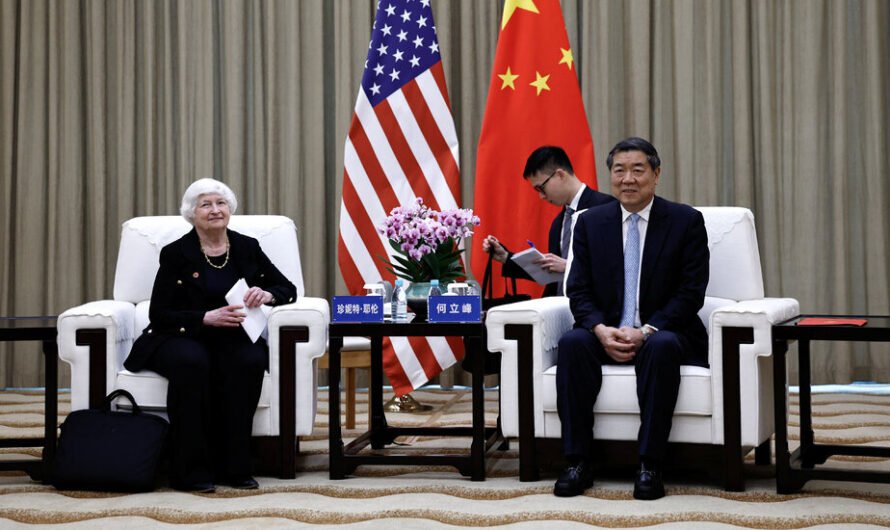 Yellen Warns China on Exports and Russia Support