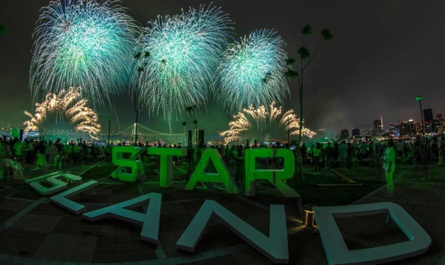 Japan Dazzles with Star Island’s Futuristic Fireworks