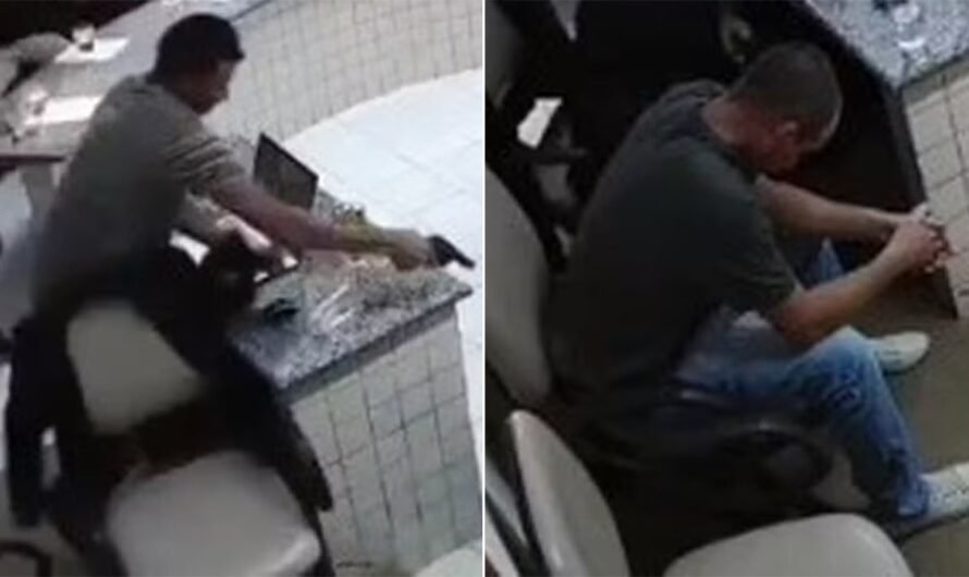 WATCH: Courtroom chaos as son bursts in, shoots dad’s killer