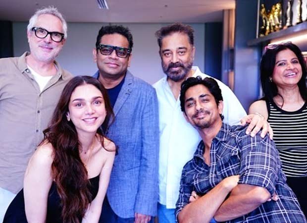 Kamal Haasan, Mani Ratnam, AR Rahman, Siddharth and Aditi Rao Hydari meet Mexican director Alfonso Cuarón; have lunch, mangoes, see photos : Bollywood News