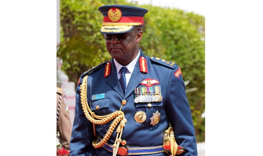 Kenya’s military chief dies in a helicopter crash