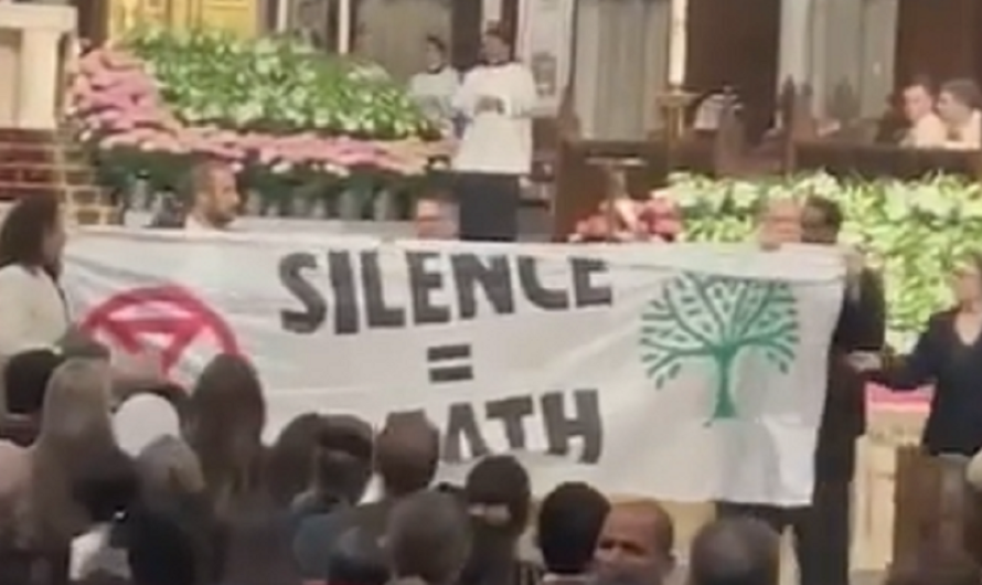 Pro-Palestinian protesters released after disrupting NYC Easter mass