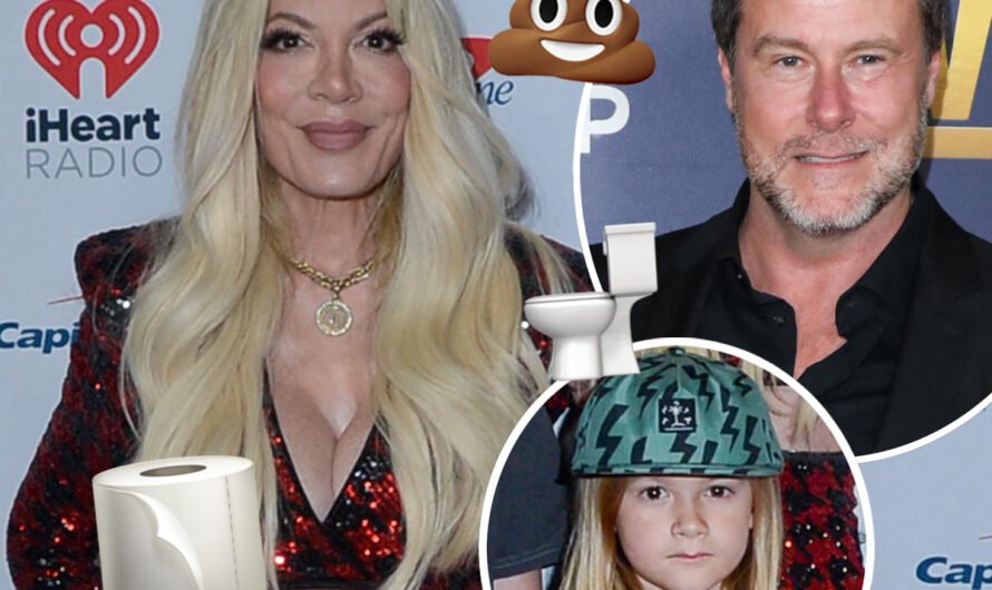 Tori Spelling Can’t Poop Alone – And With Dean McDermott Gone, Her Son Has To Sit In The Bathroom With Her!