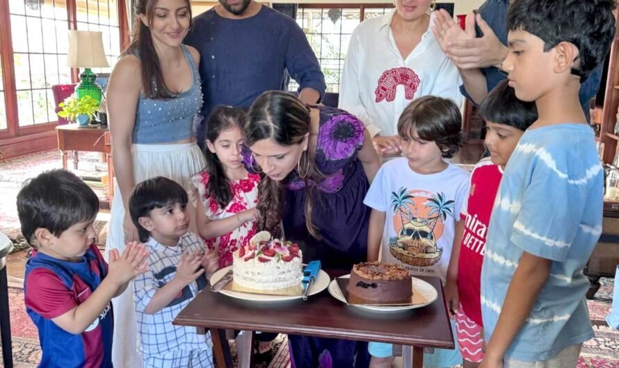 Kareena-Inaaya At A Birthday Party