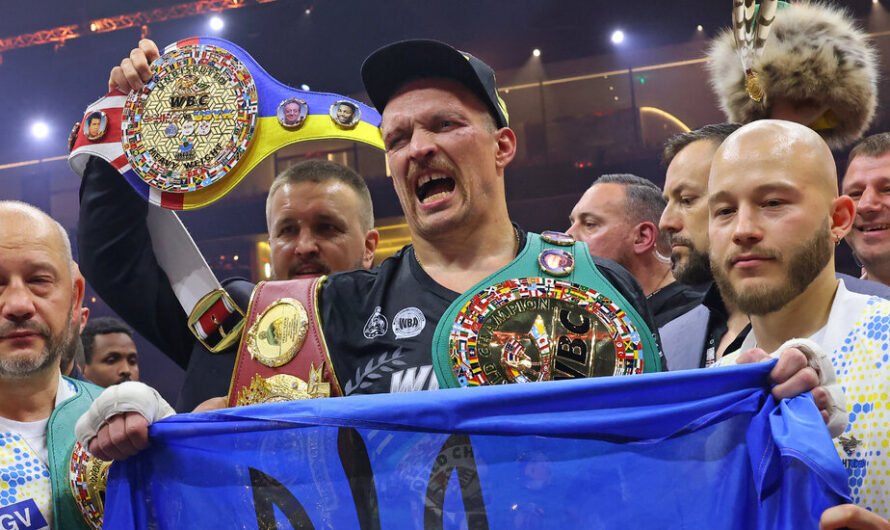 Ukraine’s Oleksandr Usyk Becomes World’s Undisputed Heavyweight Champion