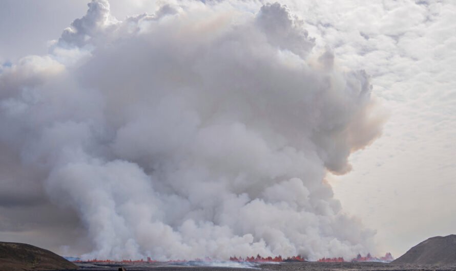 Iceland Volcano Erupts, Spewing Lava 150 Feet Into the Air