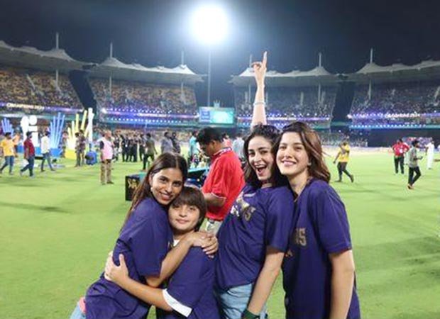 Ananya Panday shares photo with BFFs Suhana Khan, Shanaya Kapoor, and birthday boy AbRam Khan post KKR win at IPL : Bollywood News