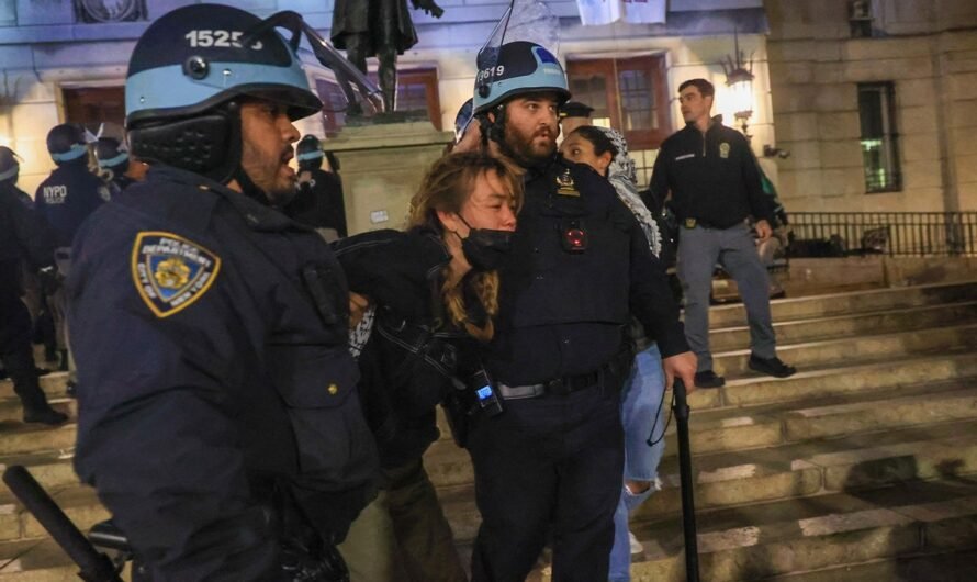 NYPD shares glimpse inside chaotic Columbia University raid of anti-Israel protesters