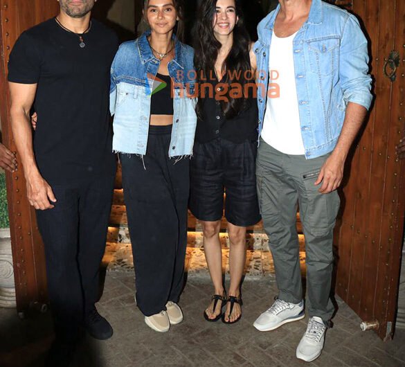 Photos: Hrithik Roshan, Saba Azad, Farhan Akhtar and Shibani Dandekar snapped in Bandra | Parties & Events