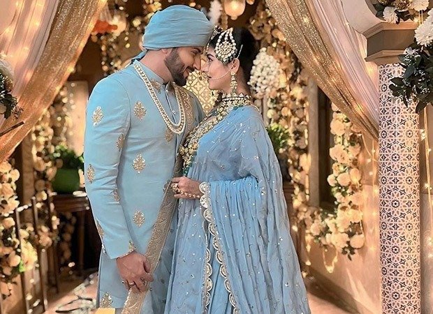 Rabb Se Hai Dua duo Yesha Rughani, Dheeraj Dhoopar ooze nothing but royalty in pastel blue traditional outfits; see pics : Bollywood News