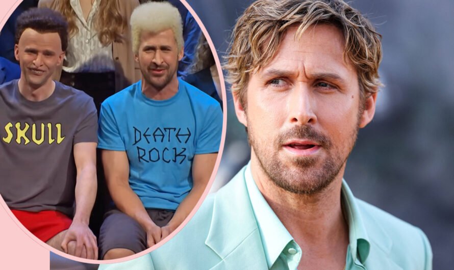 OMG Ryan Gosling Showed Up On The Red Carpet As Beavis & Butthead From SNL Sketch!