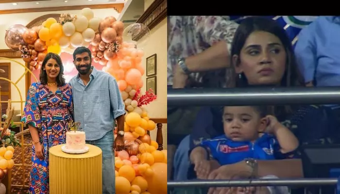 Sanjana Ganesan Revealed Son, Angad’s Face For The First Time As They Cheered For Jasprit Bumrah