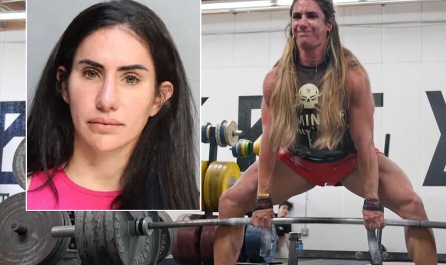 Female Powerlifter Arrested For Allegedly Posting Nude Pics Of Ex’s New Girl – Then Tries To Break Out Of Cop Car With Her TOES!