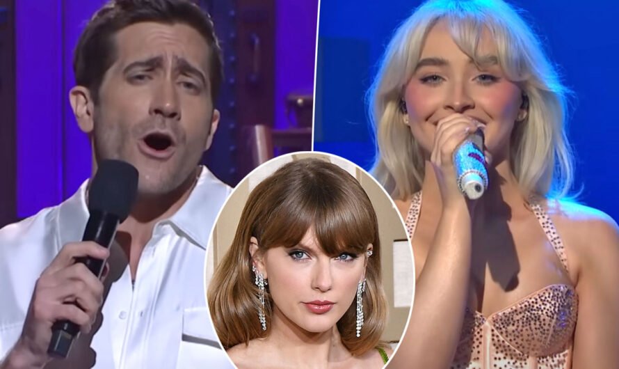 Taylor Swift’s Worlds Collide In SNL Season 49 Finale With Ex Jake Gyllenhaal Hosting & Bestie Sabrina Carpenter Performing!