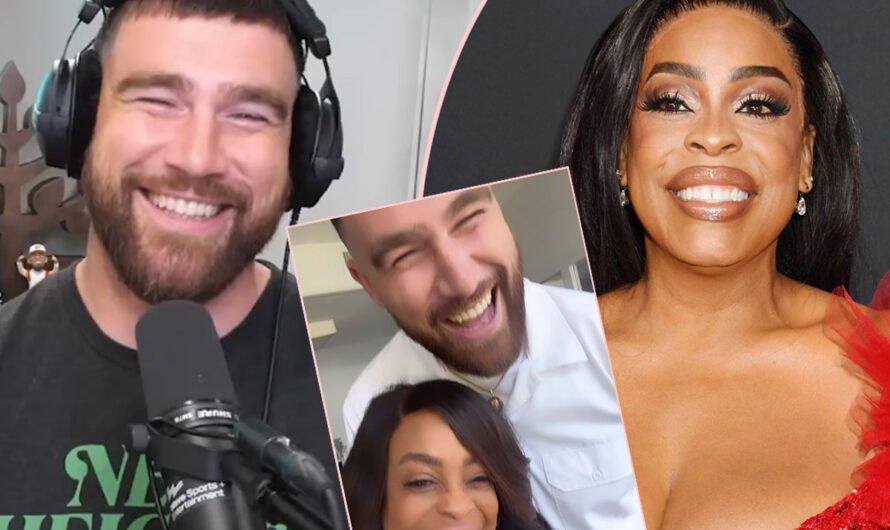 Travis Kelce & Niecy Nash Are Having The Time Of Their Lives Filming Ryan Murphy’s New Show Grotesquerie – WATCH!