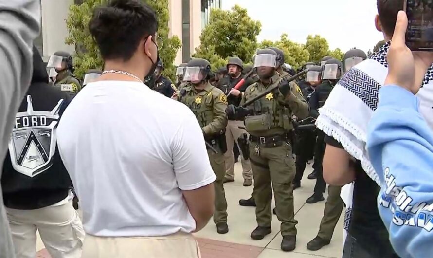 Police on UC Irvine campus after anti-Israel agitators swarm buildings; students told to ‘shelter in place’