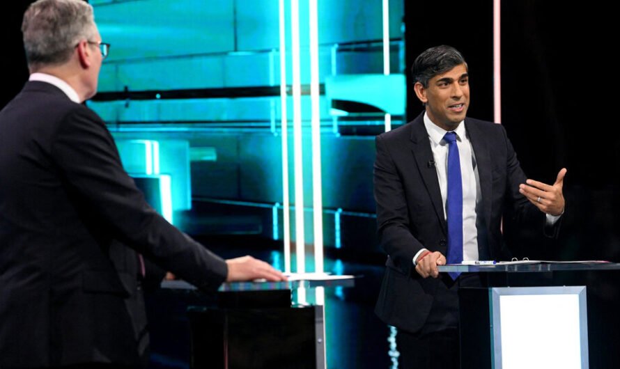 Rishi Sunak and Keir Starmer Clash in U.K. Election Debate