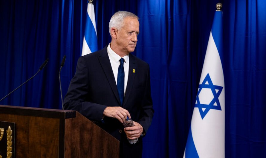 Gantz Quits Israel Government in Dispute With Netanyahu Over Gaza