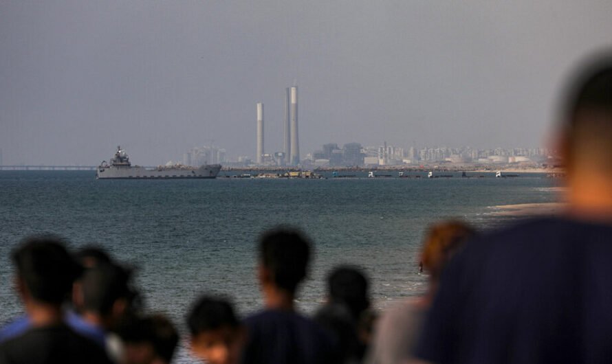 Rough Seas Set Back U.S.-Made Gaza Pier Yet Again