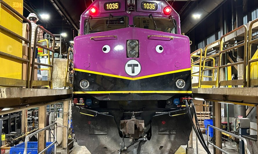 Googly-Eyed Trains Lift the Spirits of Boston Riders