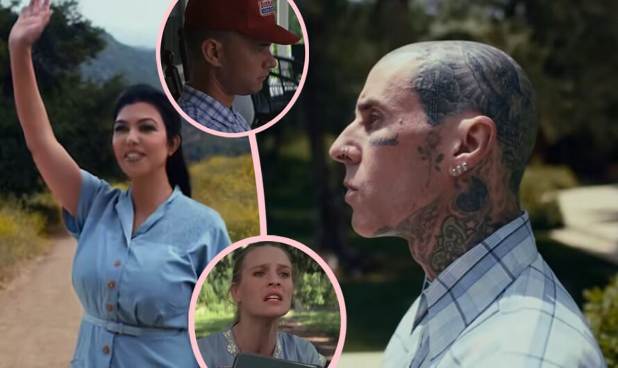 Travis Barker & Kourtney Kardashian Recreate Iconic Forrest Gump Scene To Launch His New Wellness Project!