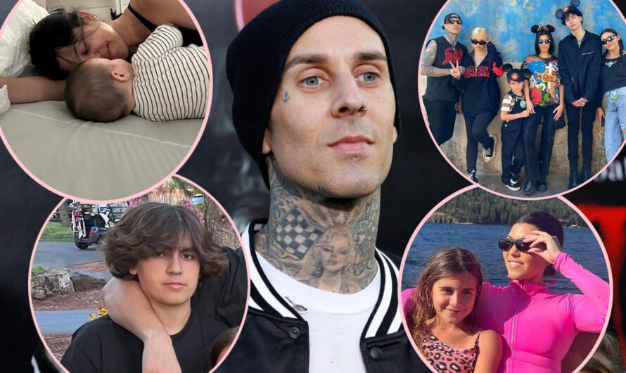 Travis Barker Reveals Touching New Tattoo Tribute To His ‘Family’! 