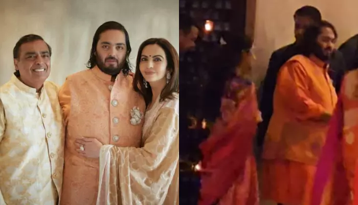 Mukesh And Nita Ambani Host Intimate Dinner At Antilia, Anant-Radhika Shine In Traditional Outfits