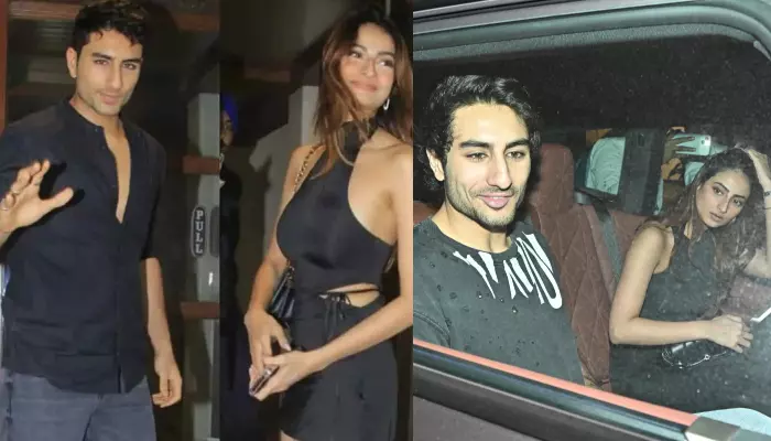 Palak Tiwari And Ibrahim Ali Khan Spotted Hanging Out Together In A Car Amid Dating Rumours