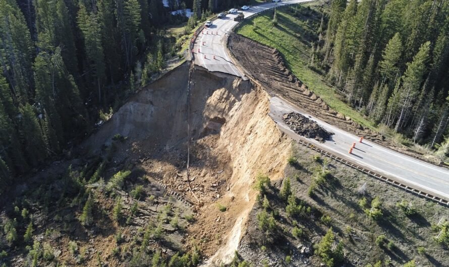 Wyoming’s Teton Pass road collapses in landslide: ‘Catastrophic failure’