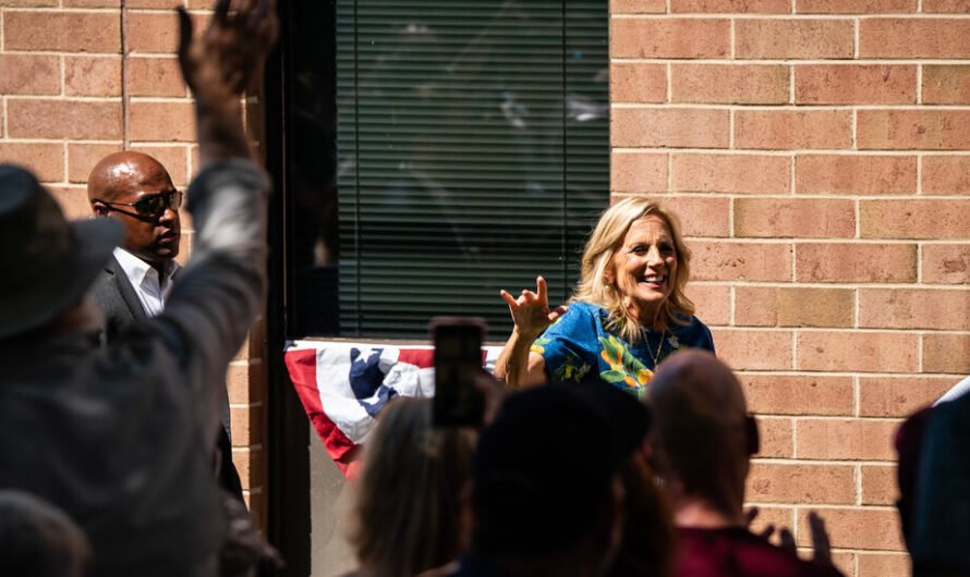 Jill Biden Visits 3 States in a Day, Assuring Voters Biden Is ‘All In’