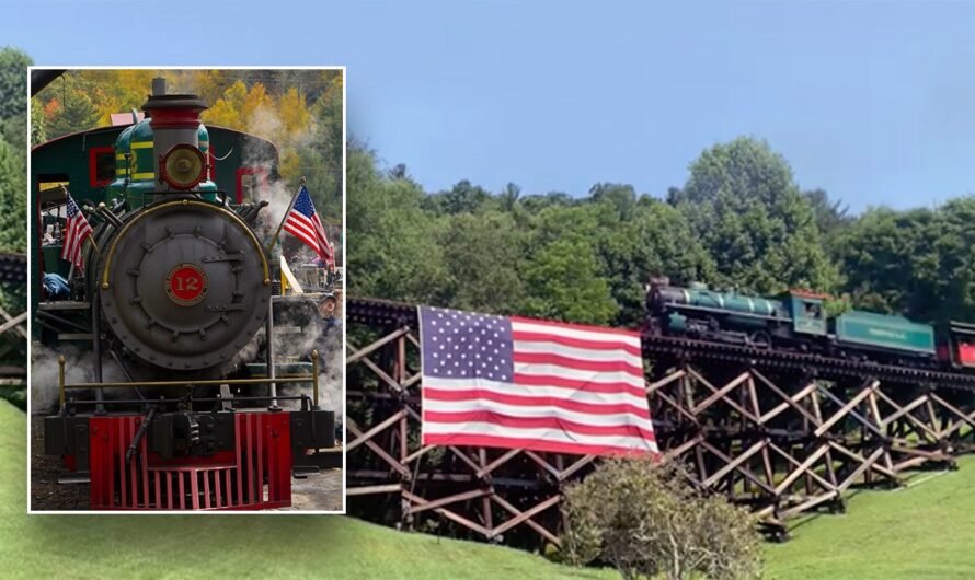 American flag stolen from beloved family Wild West railroad park