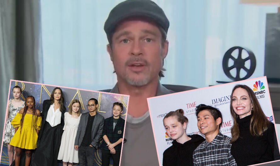 Brad Pitt Has ‘Limited’ Visitation With His & Angelina Jolie’s Younger Kids – But ‘Virtually No Contact’ With The Older Ones Now!