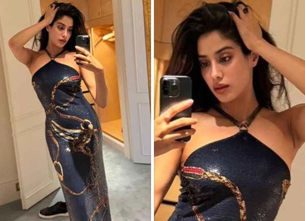 Janhvi Kapoor’s dazzles in Ralph Lauren’s dark blue gown on the Red Carpet : Bollywood News