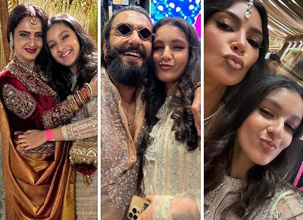 Mahesh Babu’s daughter Sitara Ghattamaneni shares photos with Rekha, Ranveer Singh, Kim Kardashian, Priyanka Chopra, Nick Jonas and all big stars at Anant Ambani-Radhika Merchant wedding : Bollywood News