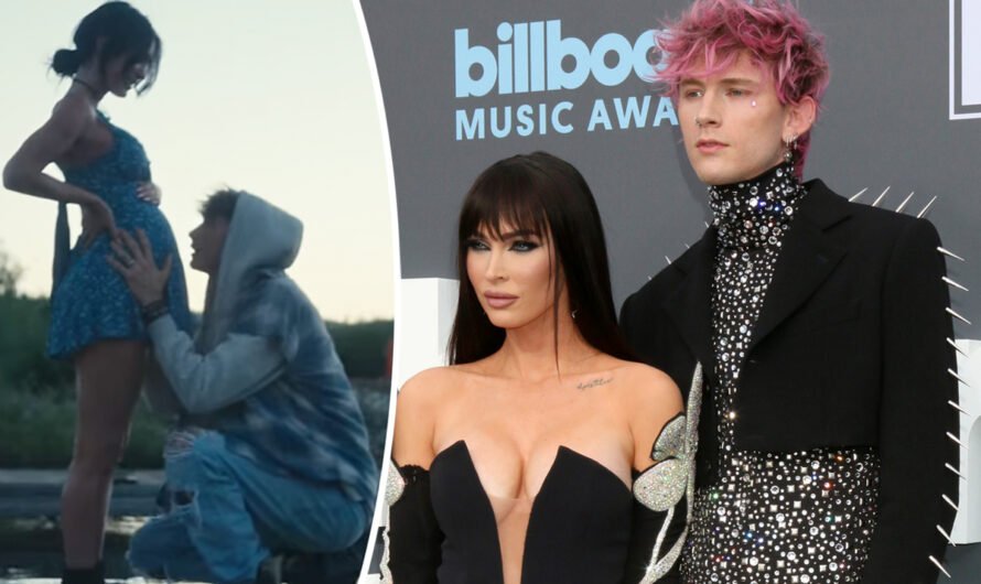 Megan Fox Is NOT Pregnant Despite Having Baby Bump In MGK’s Lonely Road Music Video!