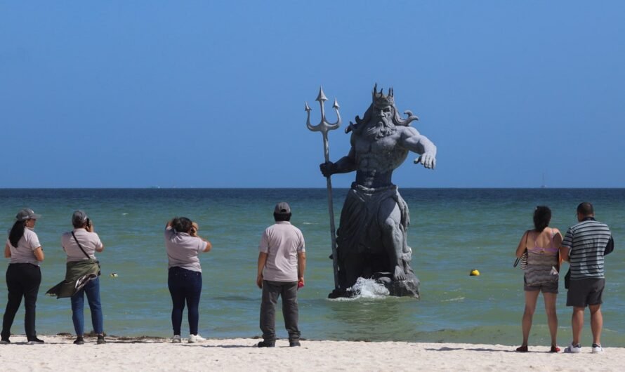 Mexico ‘cancels’ statue of Greek god Poseidon after complaint from Maya groups