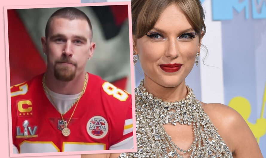 Travis Kelce Tears Up While Watching Taylor Swift Sing A Love Song Mashup For Him! LOOK!