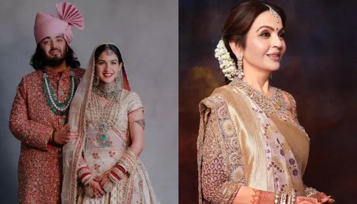 Nita Ambani Exudes Royalty In Banarasi Saree Made With Gold-Silver Zari For Anant’s Second Reception