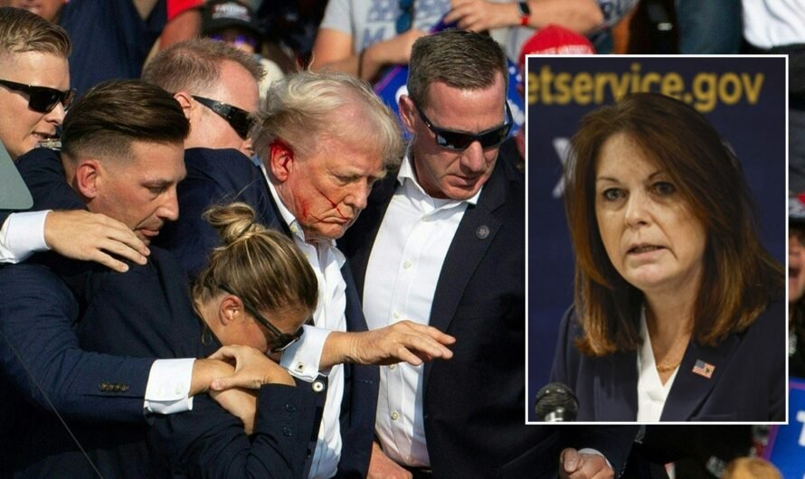 Secret Service Director Kimberly Cheatle reacts to independent review of Trump assassination plot