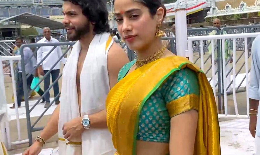 Janhvi Visits Tirupati With Beau To Mark Mum’s Birthday