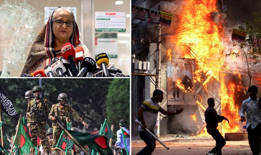 Bangladesh protests threaten safety of religious minorities as temples burned, homes ransacked