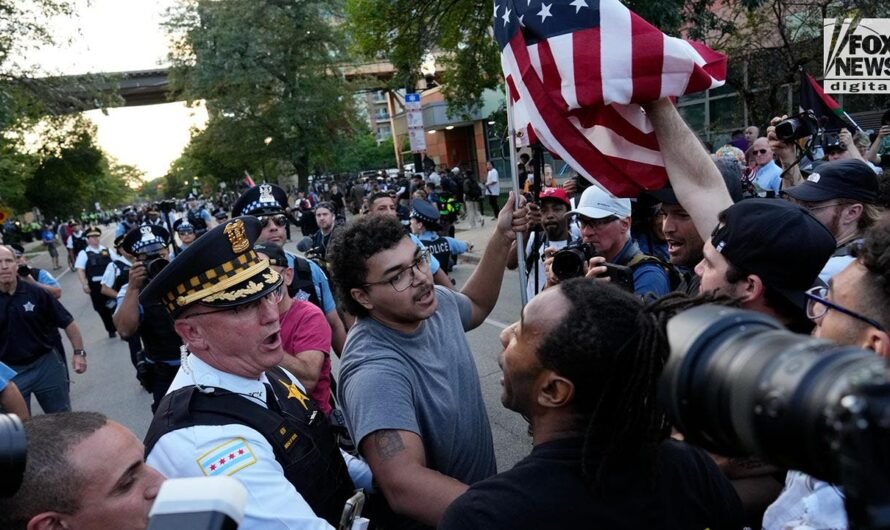 Chicago DNC: Anti-Israel agitators protest for 4th night as Kamala Harris set to make speech