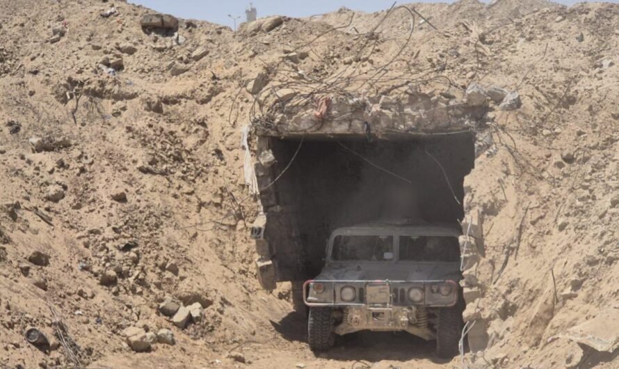 IDF uncovers massive smuggling tunnel for vehicles on Gaza-Egypt border